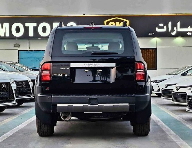 New Toyota Land Cruiser Prado 250 Series, 2.4 l, 2024 in Dubai by SK Motors, Black color. GCC Specs | AUTO.AE