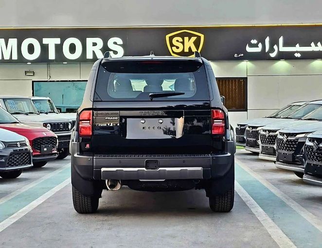 New Toyota Land Cruiser Prado 250 Series, 2.4 l, 2025 in Dubai by SK Motors, Black color. GCC Specs | AUTO.AE