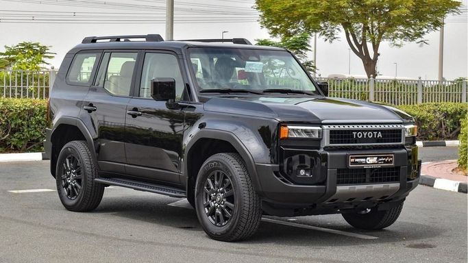 New Toyota Land Cruiser Prado 250 Series, 2.4 l, 2024 in Dubai by Najem Motors, Black color. GCC Specs | AUTO.AE