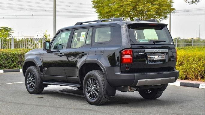 New Toyota Land Cruiser Prado 250 Series, 2.4 l, 2024 in Dubai by Najem Motors, Black color. GCC Specs | AUTO.AE