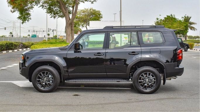 New Toyota Land Cruiser Prado 250 Series, 2.4 l, 2024 in Dubai by Najem Motors, Black color. GCC Specs | AUTO.AE
