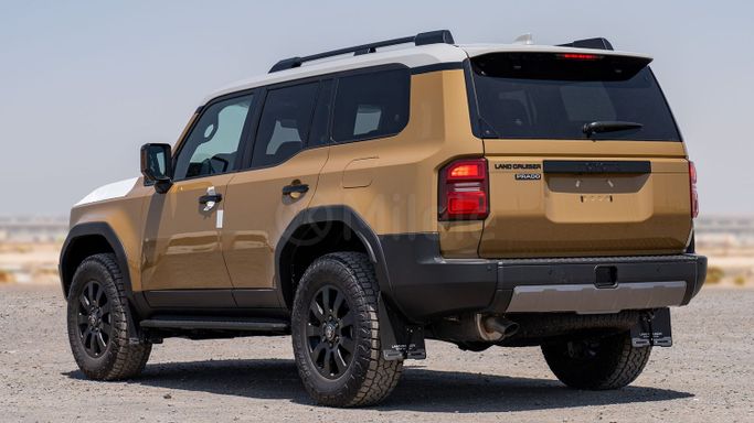 New Toyota Land Cruiser Prado 150 Series Facelift 3, 2.8 l, 2024 in Dubai by Milele, Yellow color. Other | AUTO.AE