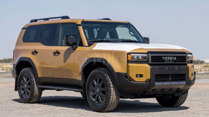 New Toyota Land Cruiser Prado 250 Series, 2.4 l, 2024 in Dubai by Milele, Yellow color. Other | AUTO.AE