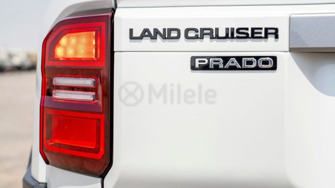 New Toyota Land Cruiser Prado 250 Series, 2.8 l, 2024 in Dubai by Milele, White color. Other | AUTO.AE