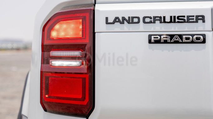New Toyota Land Cruiser Prado 250 Series, 2.8 l, 2024 in Dubai by Milele, White color. Other | AUTO.AE