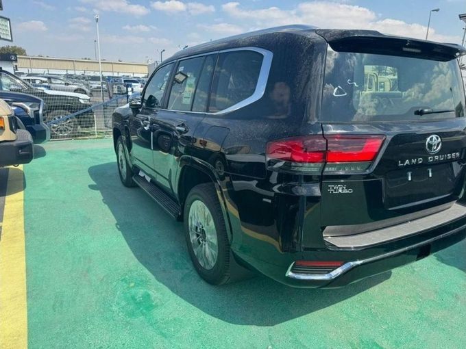New Toyota Land Cruiser 300 Series, 3.4 l, 2023 in Dubai by Mohamed Hakim Motors, Black color. GCC Specs | AUTO.AE