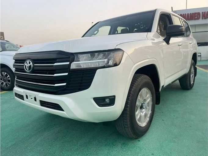 New Toyota Land Cruiser 300 Series, 4.0 l, 2023 in Dubai by Mohamed Hakim Motors, White color. GCC Specs | AUTO.AE