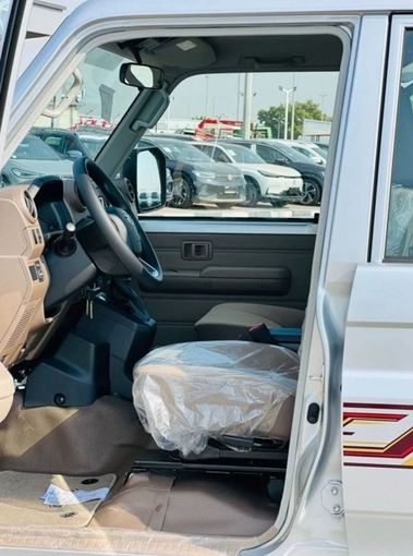 New Toyota Land Cruiser 70 Series Facelift 2, 4.0 l, 2024 in Dubai by Mohamed Hakim Motors, Silver color. GCC Specs | AUTO.AE