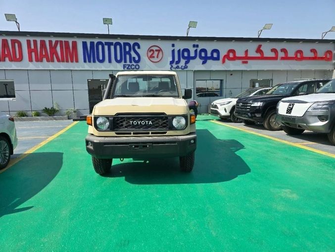 New Toyota Land Cruiser 70 Series Facelift 2, 4.0 l, 2024 in Dubai by Mohamed Hakim Motors, Bronze color. GCC Specs | AUTO.AE