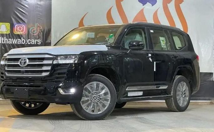 New Toyota Land Cruiser 300 Series, 3.4 l, 2024 in Dubai by Mohamed Hakim Motors, Black color. GCC Specs | AUTO.AE