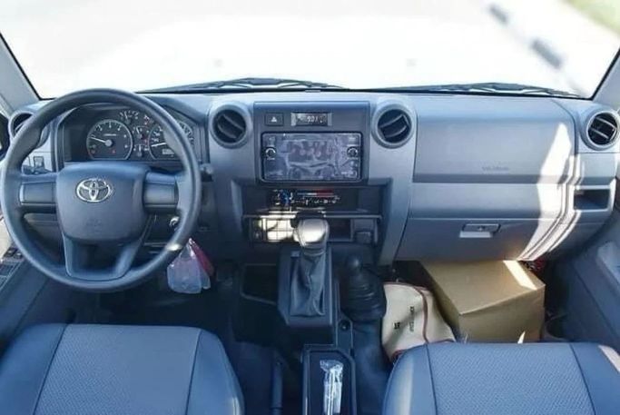 New Toyota Land Cruiser 70 Series Facelift 2, 4.5 l, 2024 in Dubai by Mohamed Hakim Motors, White color. GCC Specs | AUTO.AE