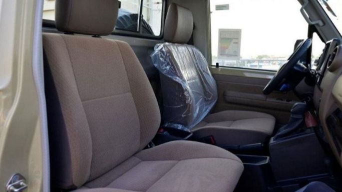New Toyota Land Cruiser 70 Series Facelift 2, 2.8 l, 2024 in Dubai by Mohamed Hakim Motors, Beige color. GCC Specs | AUTO.AE