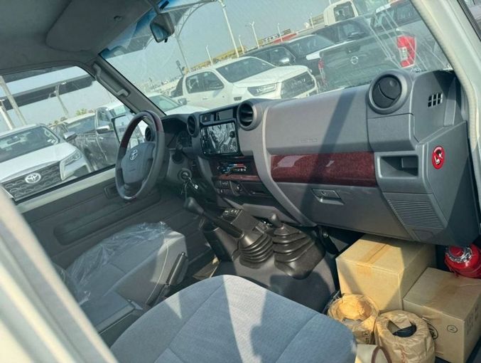 New Toyota Land Cruiser 70 Series Facelift, 4.5 l, 2023 in Dubai by Mohamed Hakim Motors, Beige color. GCC Specs | AUTO.AE