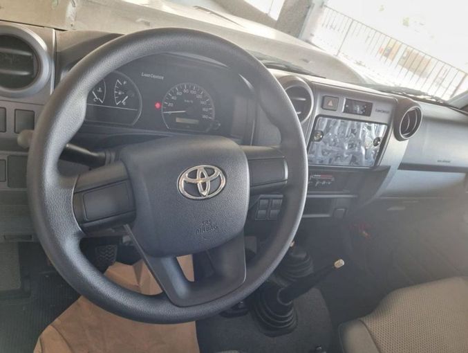 New Toyota Land Cruiser 70 Series Facelift 2, 4.5 l, 2024 in Dubai by Mohamed Hakim Motors, Beige color. GCC Specs | AUTO.AE
