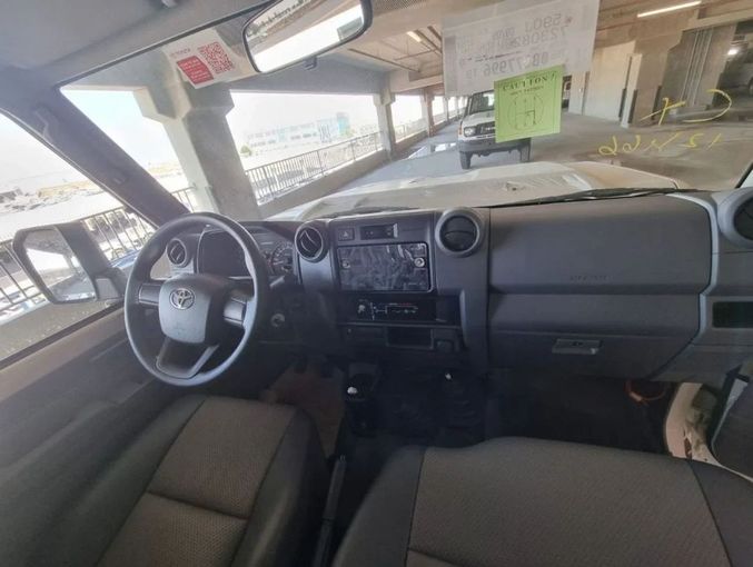 New Toyota Land Cruiser 70 Series Facelift 2, 4.5 l, 2024 in Dubai by Mohamed Hakim Motors, Beige color. GCC Specs | AUTO.AE