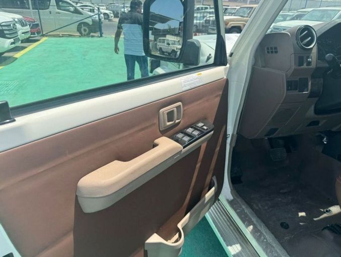 New Toyota Land Cruiser 70 Series Facelift 2, 2.8 l, 2024 in Dubai by Mohamed Hakim Motors, Beige color. GCC Specs | AUTO.AE