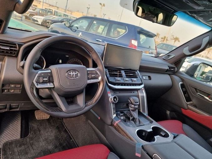 New Toyota Land Cruiser 300 Series, 3.3 l, 2023 in Dubai by Mohamed Hakim Motors, Black color. GCC Specs | AUTO.AE