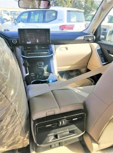 New Toyota Land Cruiser 300 Series, 3.4 l, 2023 in Dubai by Mohamed Hakim Motors, White color. GCC Specs | AUTO.AE