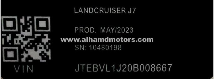 Подержанный Toyota Land Cruiser 70 Series Рестайлинг 2, 4.5 л, 2023 в Дубае от Alhamd Motors Белый цвет. Other | AUTO.AE