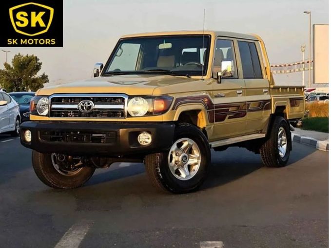 New Toyota Land Cruiser 70 Series Facelift, 4.0 l, 2018 in Dubai by SK Motors, Beige color. GCC Specs | AUTO.AE