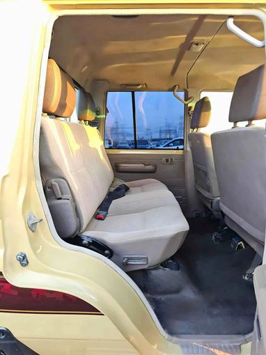 New Toyota Land Cruiser 70 Series Facelift, 4.0 l, 2018 in Dubai by SK Motors, Beige color. GCC Specs | AUTO.AE