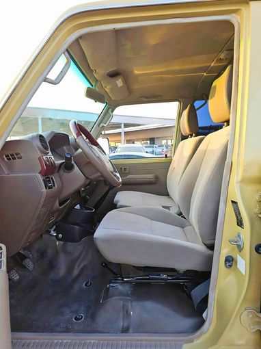 New Toyota Land Cruiser 70 Series Facelift, 4.0 l, 2018 in Dubai by SK Motors, Beige color. GCC Specs | AUTO.AE