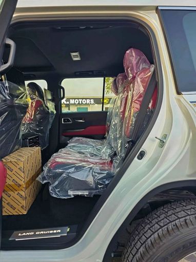 New Toyota Land Cruiser 300 Series, 3.4 l, 2025 in Dubai by SK Motors, White color. GCC Specs | AUTO.AE