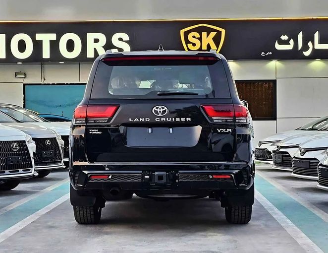 New Toyota Land Cruiser 300 Series, 3.4 l, 2025 in Dubai by SK Motors, Black color. GCC Specs | AUTO.AE