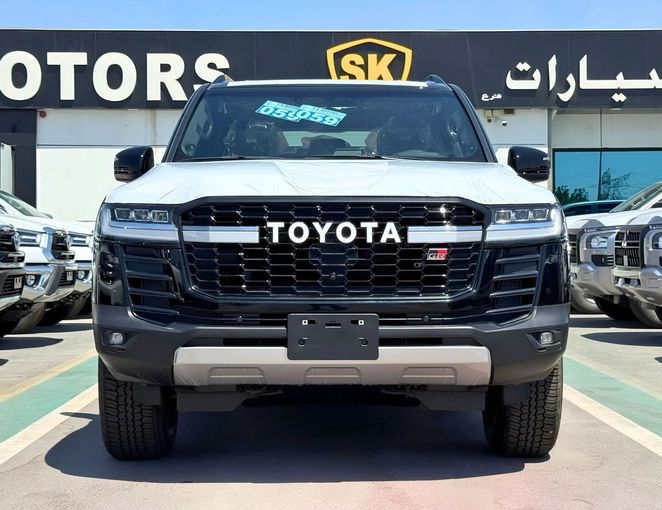 New Toyota Land Cruiser 300 Series, 3.4 l, 2024 in Dubai by SK Motors, Black color. GCC Specs | AUTO.AE