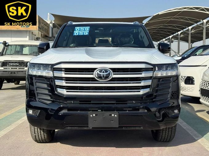 New Toyota Land Cruiser 300 Series, 4.0 l, 2025 in Dubai by SK Motors, Black color. GCC Specs | AUTO.AE