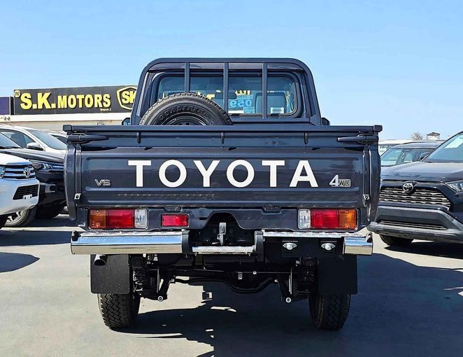 New Toyota Land Cruiser 70 Series Facelift 2, 4.0 l, 2025 in Dubai by SK Motors, Black color. GCC Specs | AUTO.AE