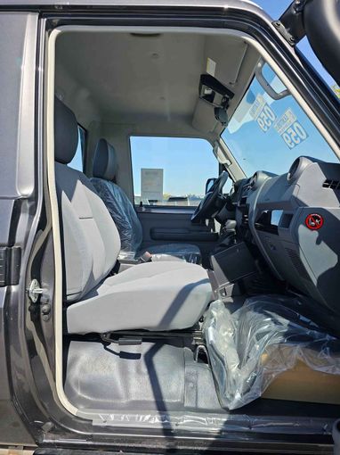 New Toyota Land Cruiser 70 Series Facelift 2, 4.0 l, 2025 in Dubai by SK Motors, Black color. GCC Specs | AUTO.AE