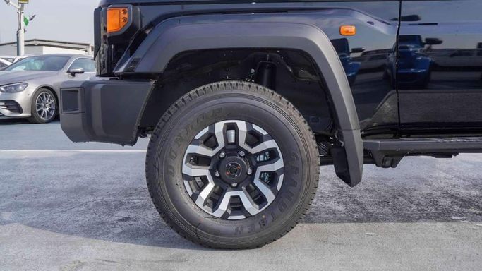 New Toyota Land Cruiser 70 Series Facelift 2, 4.0 l, 2024 in Dubai by F7 Motors, Black color. GCC Specs | AUTO.AE