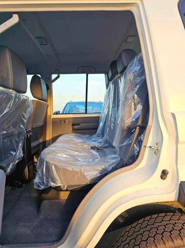 New Toyota Land Cruiser 70 Series Facelift 2, 4.0 l, 2024 in Dubai by SK Motors, White color. GCC Specs | AUTO.AE