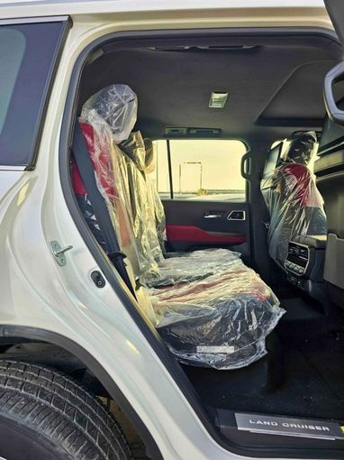 New Toyota Land Cruiser 300 Series, 3.3 l, 2022 in Dubai by SK Motors, White color. GCC Specs | AUTO.AE
