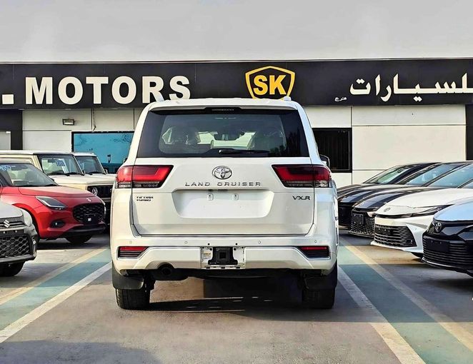 New Toyota Land Cruiser 300 Series, 3.3 l, 2022 in Dubai by SK Motors, White color. GCC Specs | AUTO.AE