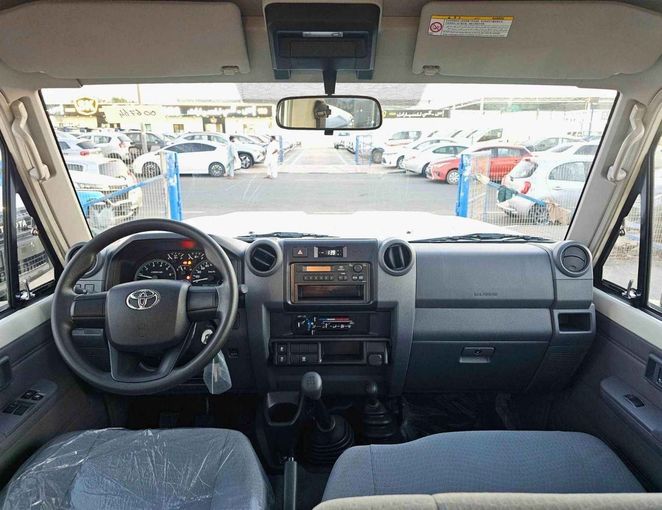 New Toyota Land Cruiser 70 Series Facelift 2, 4.0 l, 2025 in Dubai by SK Motors, White color. GCC Specs | AUTO.AE