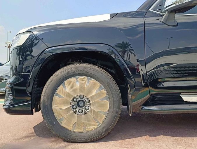 New Toyota Land Cruiser 300 Series, 3.3 l, 2022 in Dubai by SK Motors, Black color. GCC Specs | AUTO.AE