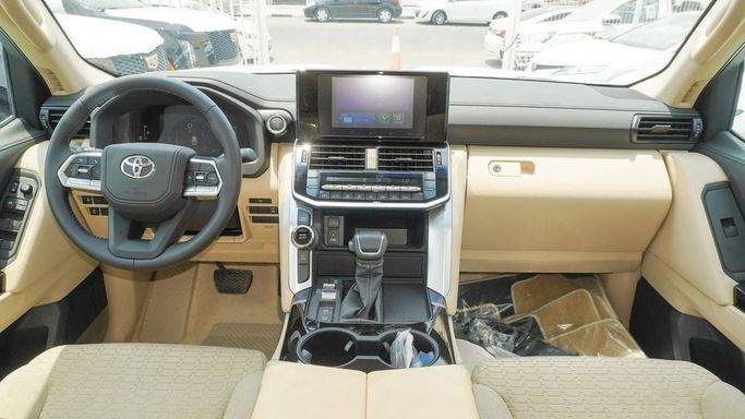 New Toyota Land Cruiser 300 Series, 3.4 l, 2025 in Dubai by Najem Motors, White color. GCC Specs | AUTO.AE