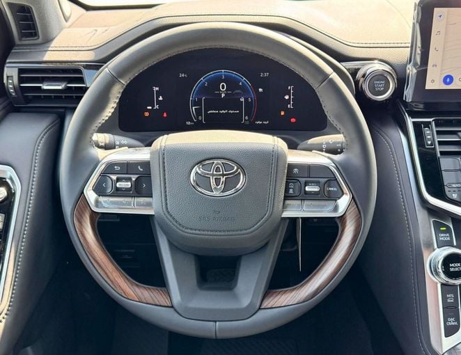 New Toyota Land Cruiser 300 Series, 3.3 l, 2025 in Dubai by SK Motors, White color. GCC Specs | AUTO.AE