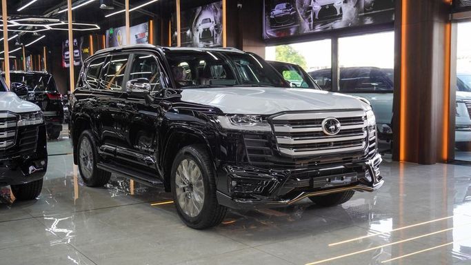 New Toyota Land Cruiser 300 Series, 3.4 l, 2025 in Dubai by Najem Motors, Black color. GCC Specs | AUTO.AE
