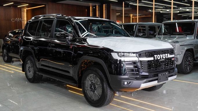 New Toyota Land Cruiser 300 Series, 3.4 l, 2025 in Dubai by Najem Motors, Black color. GCC Specs | AUTO.AE