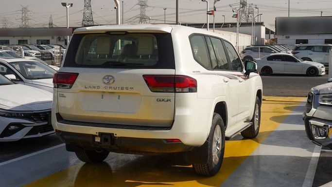 New Toyota Land Cruiser 300 Series, 3.4 l, 2024 in Dubai by Najem Motors, White color. GCC Specs | AUTO.AE