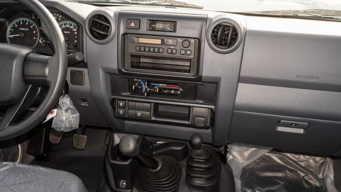 New Toyota Land Cruiser 70 Series Facelift 2, 4.0 l, 2025 in Dubai by Najem Motors, White color. GCC Specs | AUTO.AE