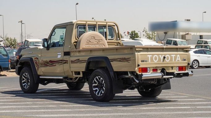 New Toyota Land Cruiser 70 Series Facelift 2, 4.0 l, 2025 in Dubai by Najem Motors, Beige color. GCC Specs | AUTO.AE
