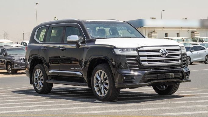 New Toyota Land Cruiser 300 Series, 3.4 l, 2024 in Dubai by Najem Motors, Black color. GCC Specs | AUTO.AE