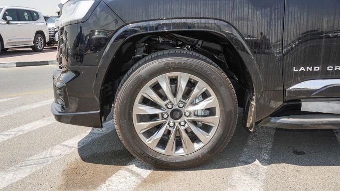 New Toyota Land Cruiser 300 Series, 3.4 l, 2024 in Dubai by Najem Motors, Black color. GCC Specs | AUTO.AE