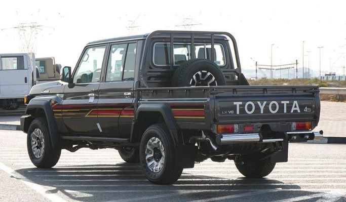 New Toyota Land Cruiser 70 Series Facelift 2, 4.0 l, 2025 in Dubai by Najem Motors, Grey color. GCC Specs | AUTO.AE