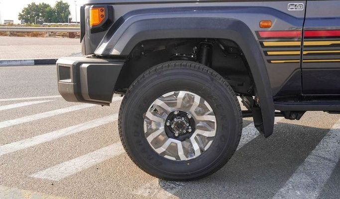 New Toyota Land Cruiser 70 Series Facelift 2, 4.0 l, 2025 in Dubai by Najem Motors, Grey color. GCC Specs | AUTO.AE
