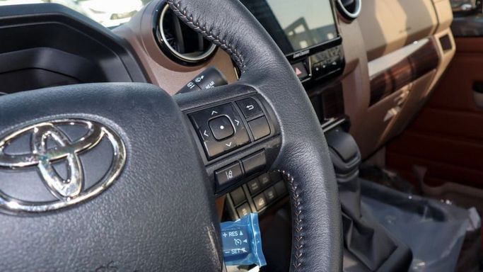 New Toyota Land Cruiser 70 Series Facelift 2, 4.0 l, 2024 in Dubai by Najem Motors, Black color. GCC Specs | AUTO.AE